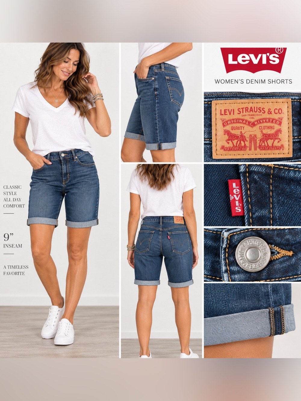Levi’s Women’s Denim Bermuda Shorts Size 29